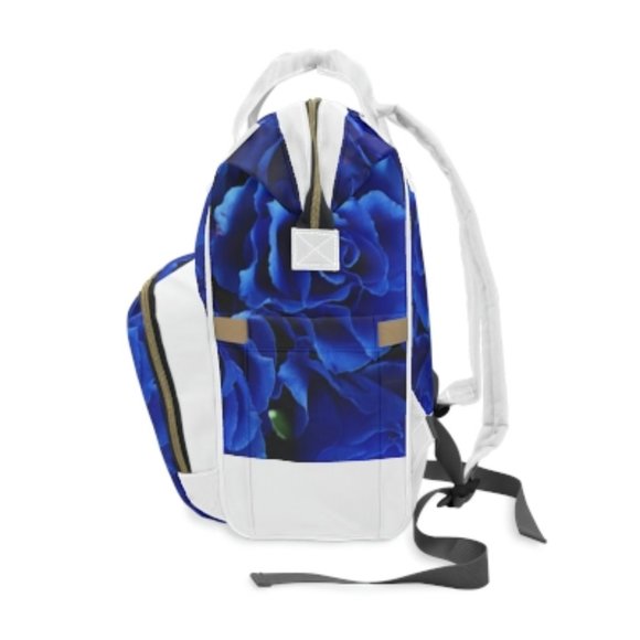 blue rose multifunctional diaper bag - Picture 3 of 5